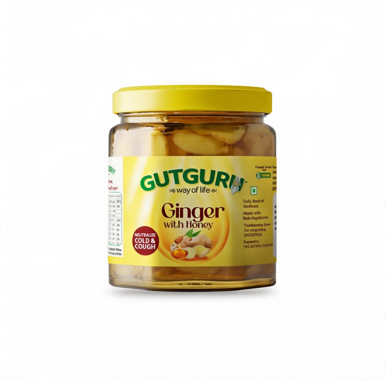 GINGER WITH HONEY 200G JAR
